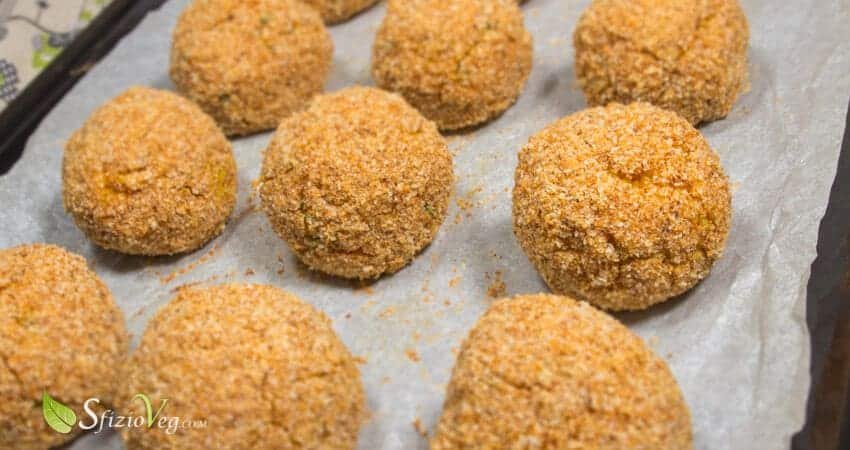 Arancini al forno con curcuma
