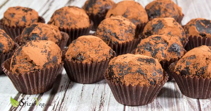 Tartufini vegani al cacao