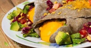 Burrito messicani con cheddar vegan