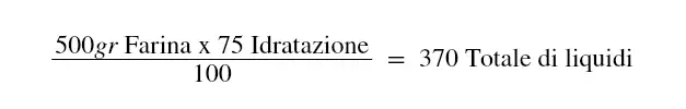 Formula idratazione