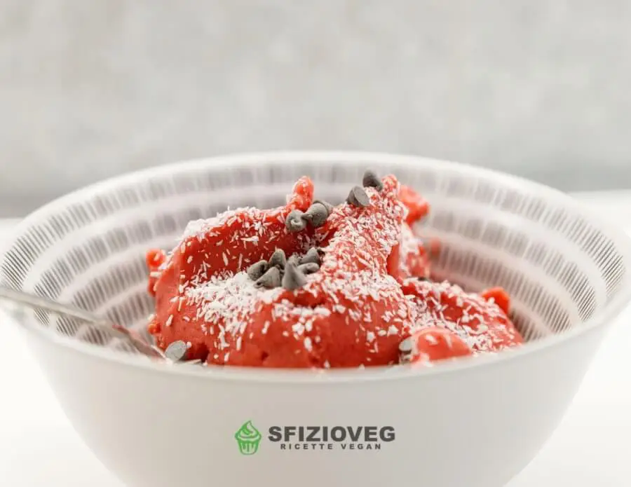 gelato fragola senza latte