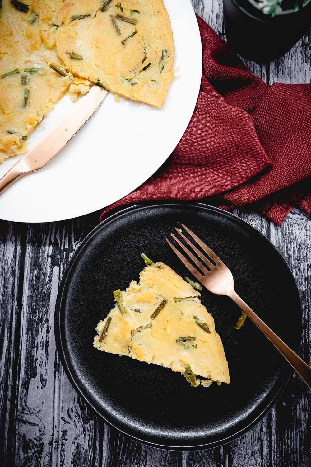 farifrittata con asparagi