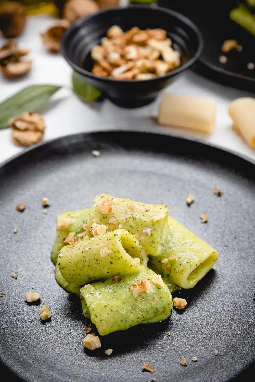 paccheri con crema di zucchine