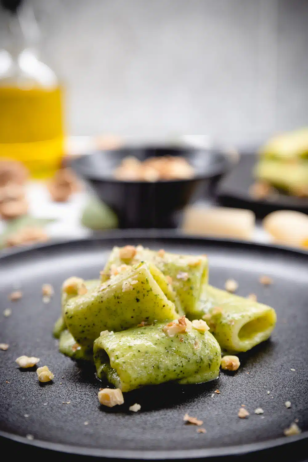 paccheri con crema di zucchine