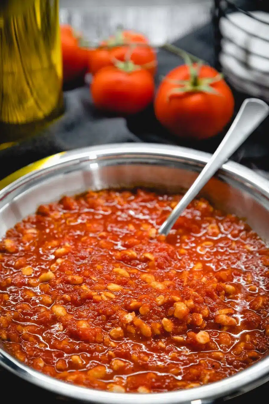 Ragù vegano con tempeh
