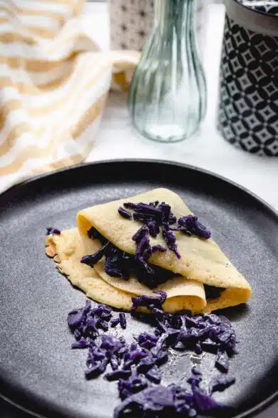 crepes salate con cavolo