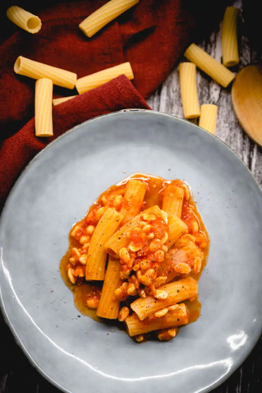 pastasciutta con tempeh