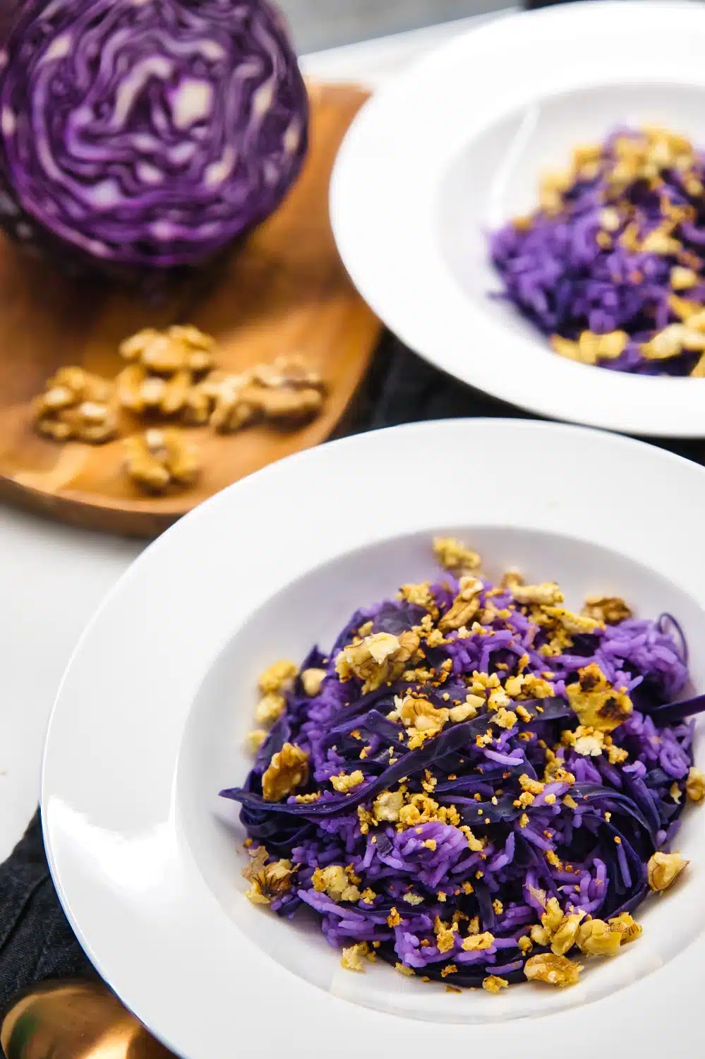 Riso e cavolo viola