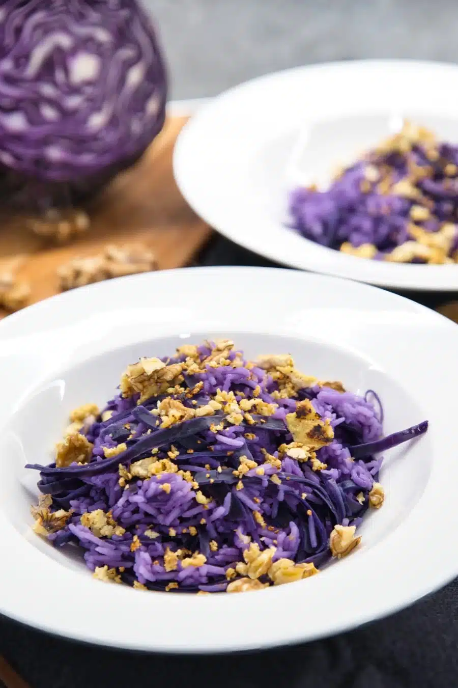 Riso e cavolo viola