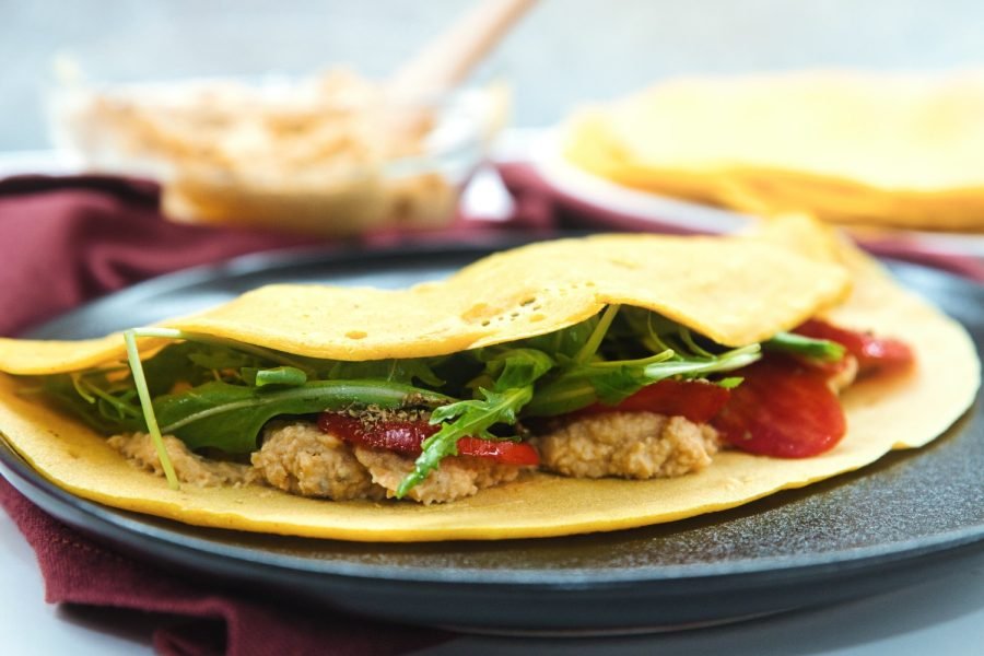 Crepes vegane proteiche