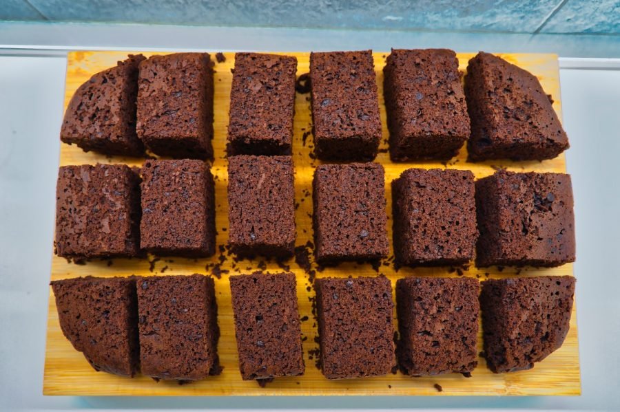 brownies zucca e cioccolato