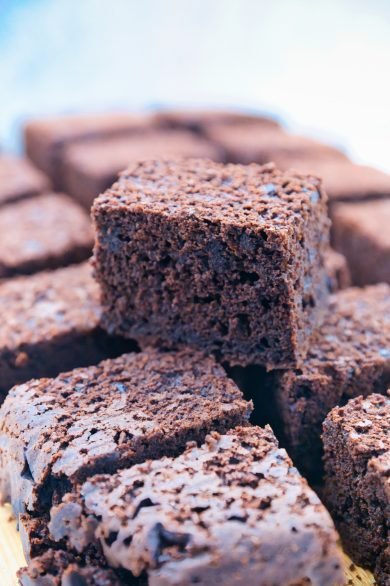 brownies zucca e cioccolato