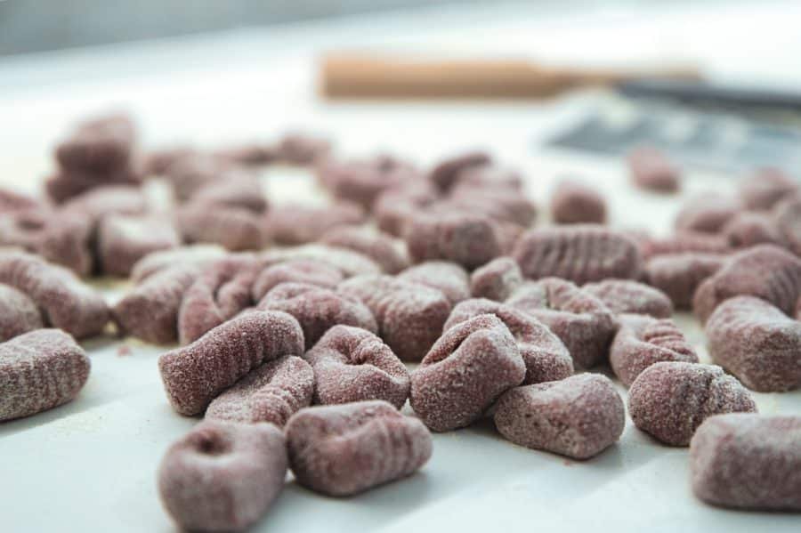 Gnocchi di barbabietola