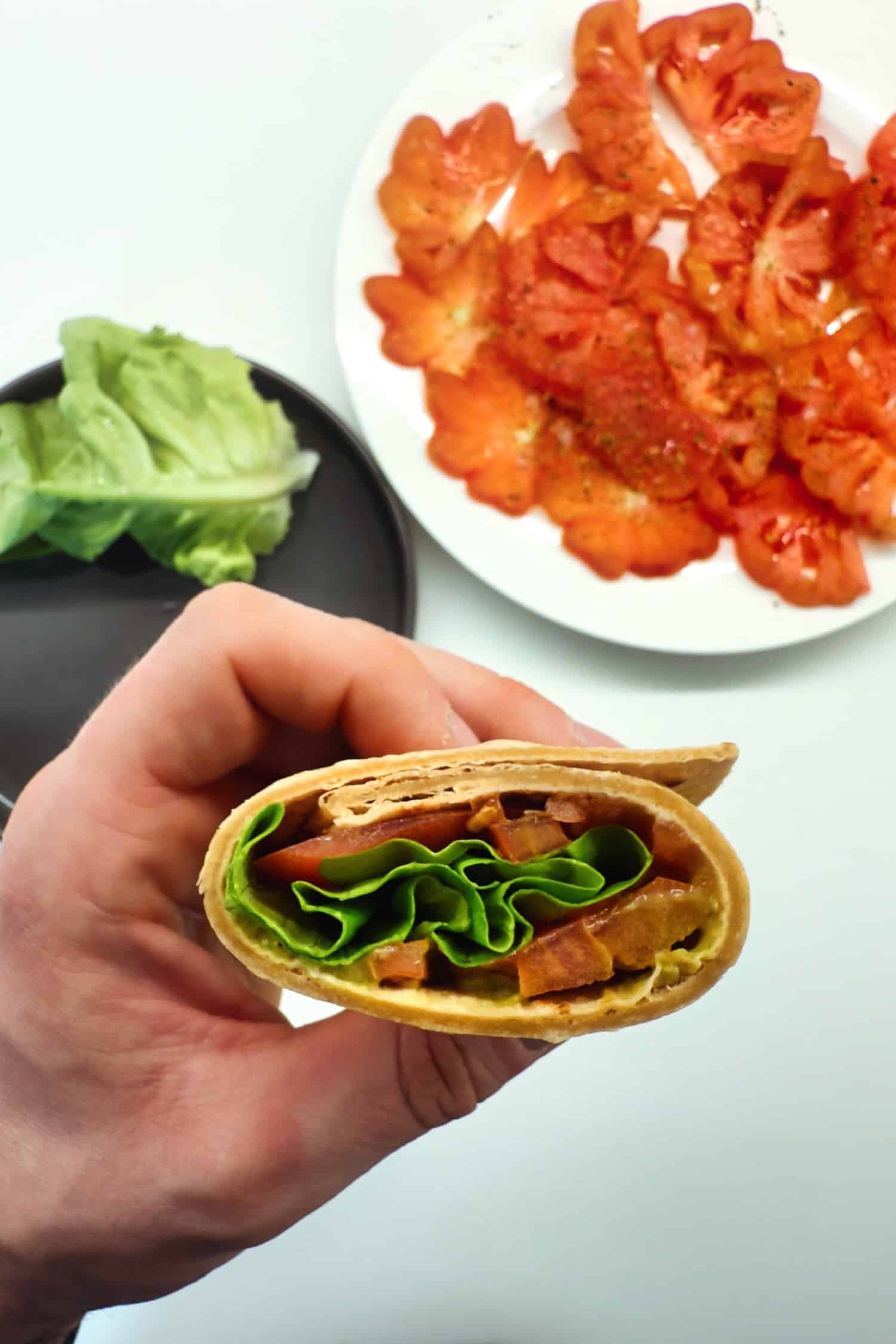 piadine proteiche vegane